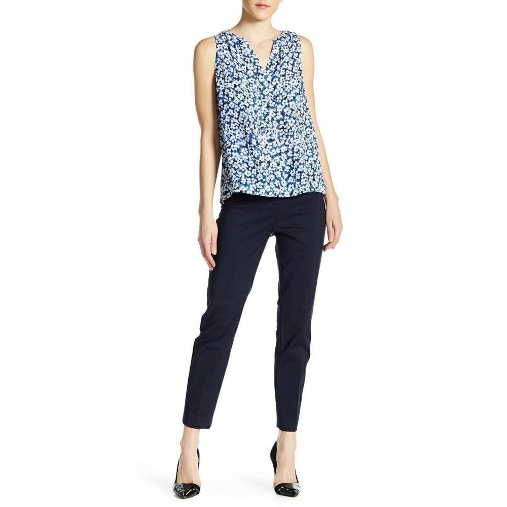 Philosophy Apparel Women's Blue Slant Pocket Ankle Pant Size 8 - Picture 9 of 9